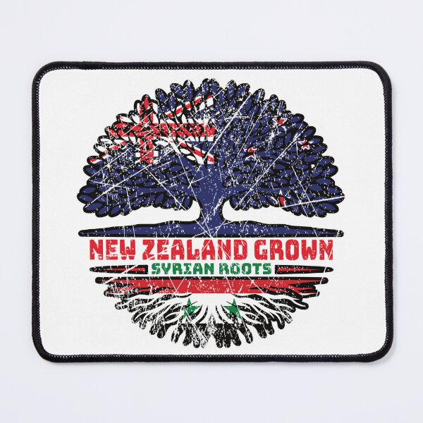 Item preview, Syria Syrian New Zealander New Zealand Tree Roots Flag designed and sold by FlagX.