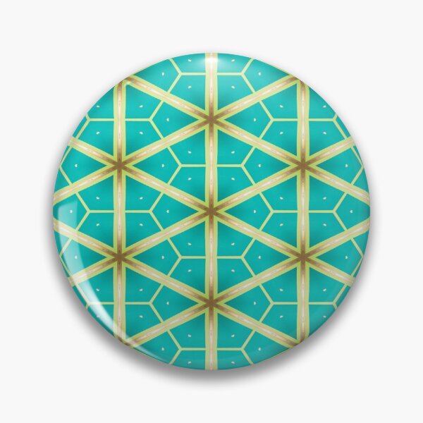 Artikelvorschau, Geometrisches Muster mit coolen Sommerstimmungen in Gold und Smaragd entworfen und verkauft von pfc-art.