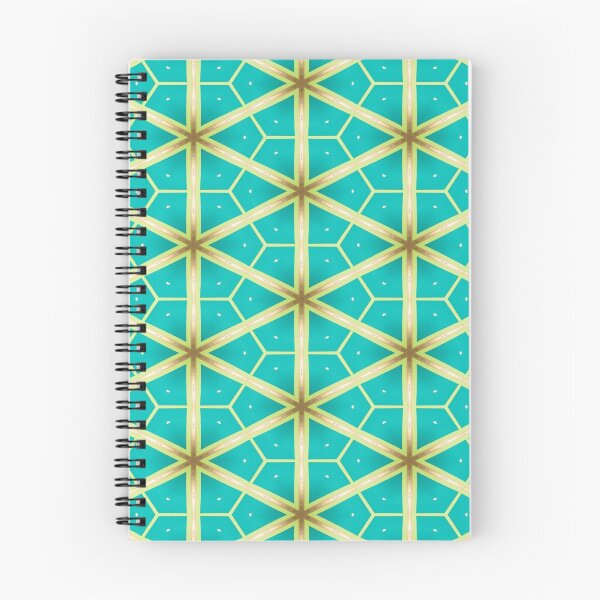 Item preview, Gold and emerald cool summer vibes geometric pattern designed and sold by pfc-art.