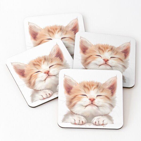 Item preview, Orange Cat Smiles Sweetly 02 designed and sold by hanandgil.