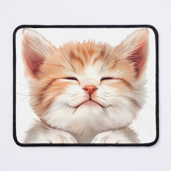 Item preview, Orange Cat Smiles Sweetly 02 designed and sold by hanandgil.