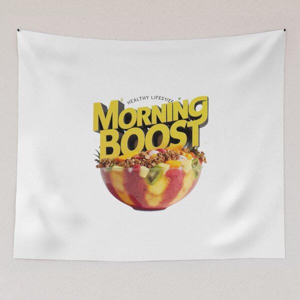 Item preview, Healthy Smoothie Bowl with Granola - Morning Boost designed and sold by deluxedigital1.