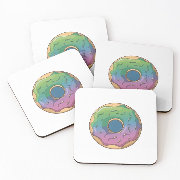 Item preview, Colorful donut designed and sold by MyNiceDesigns.