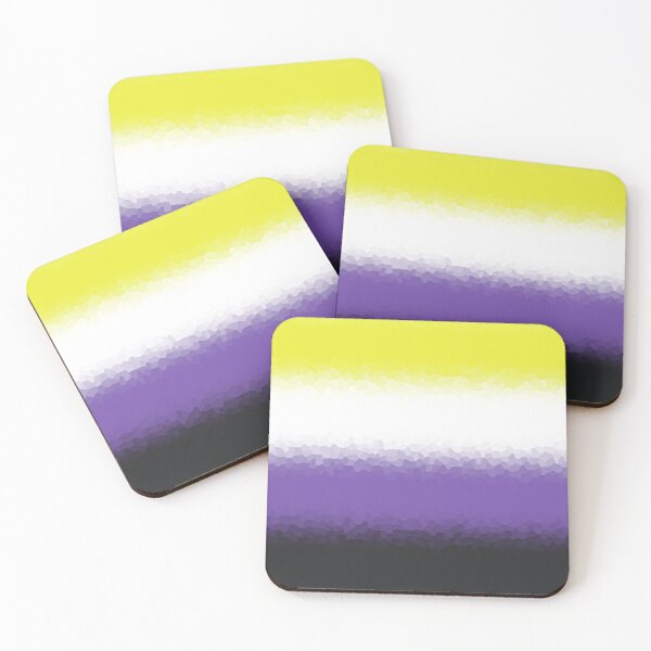 Item preview,  Nonbinary Pride Flag Crystalized, Nonbinary Design designed and sold by Travelslightly.