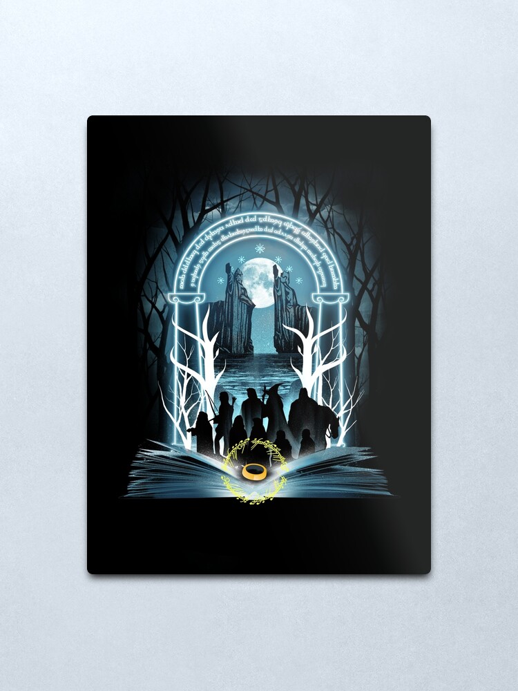 Alternate view of Book of Fellowship Metal Print