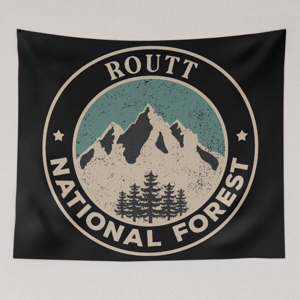 Item preview, Routt National Forest designed and sold by graphic-map.