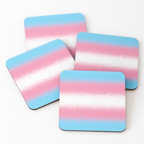Item preview, Transgender Pride Flag Crystalized, Trans Design designed and sold by Travelslightly.