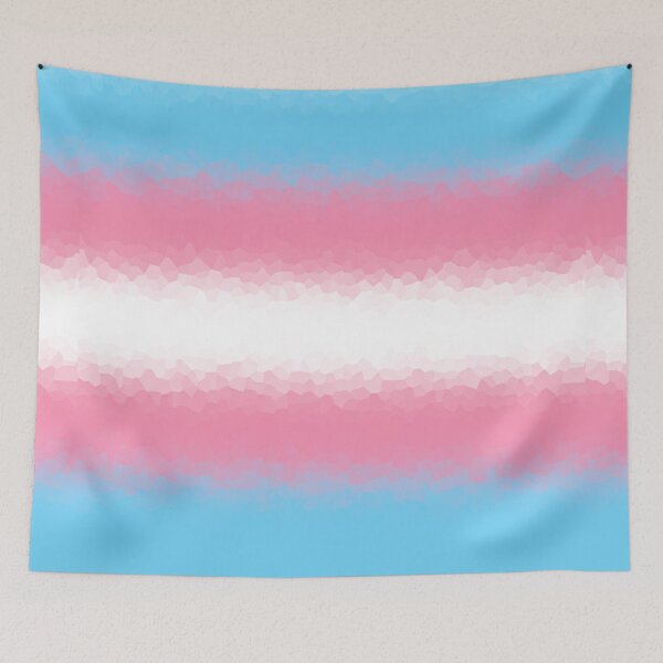 Item preview, Transgender Pride Flag Crystalized, Trans Design designed and sold by Travelslightly.