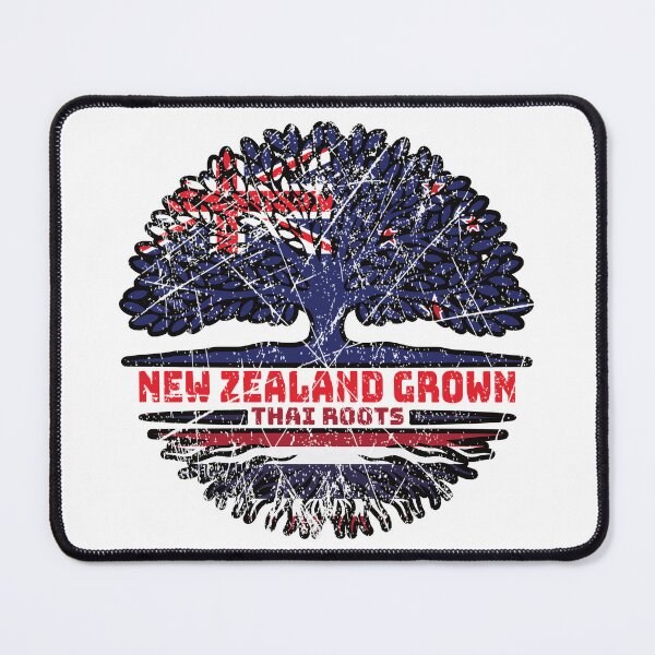 Item preview, Thailand Thai New Zealander New Zealand Tree Roots Flag designed and sold by FlagX.