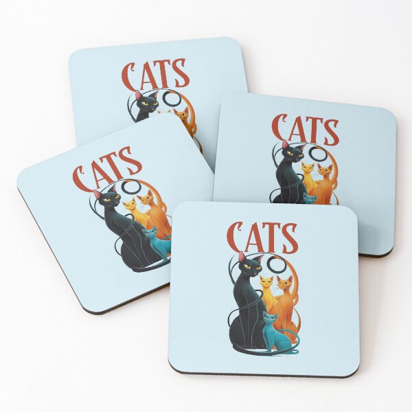 Item preview, Cats red designed and sold by AldeaPod.
