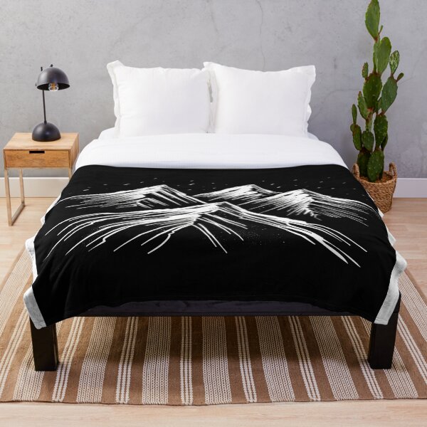 Item preview, Outline White Mountains designed and sold by NuWaveArt.
