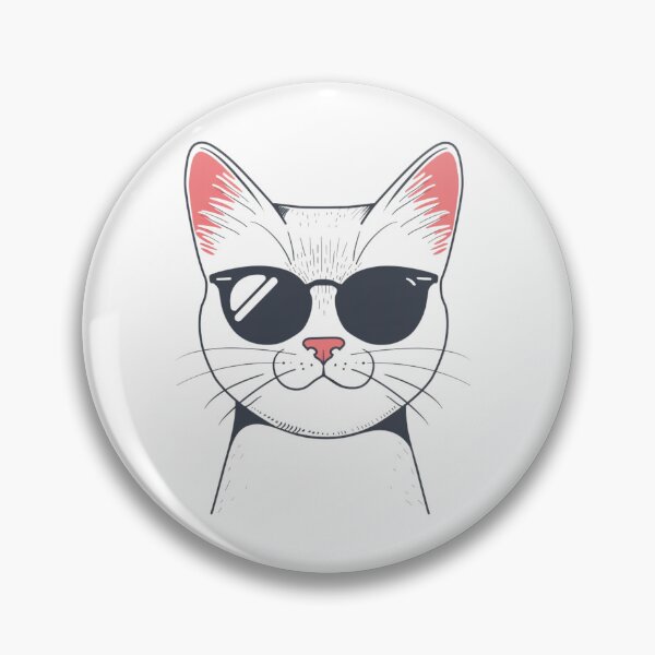 Item preview, Little cat wears glasses designed and sold by hanandgil.
