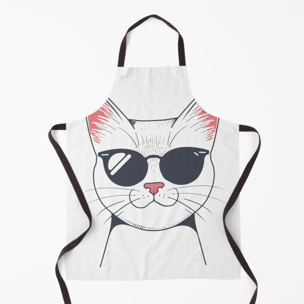 Item preview, Little cat wears glasses designed and sold by hanandgil.