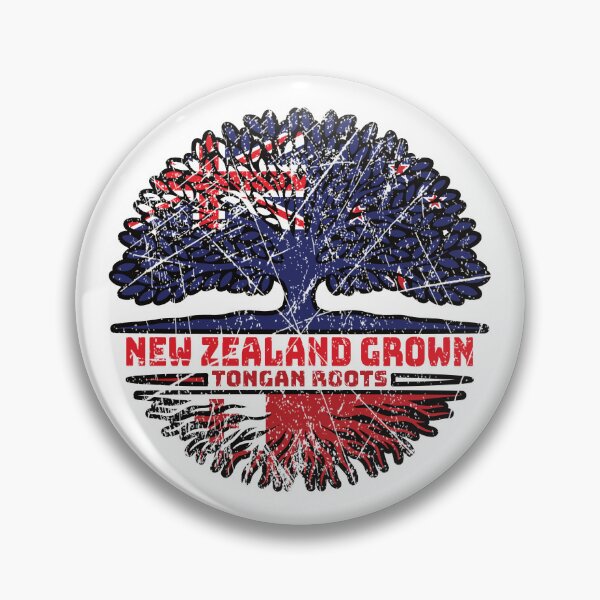 Item preview, Tonga Tongan New Zealander New Zealand Tree Roots Flag designed and sold by FlagX.