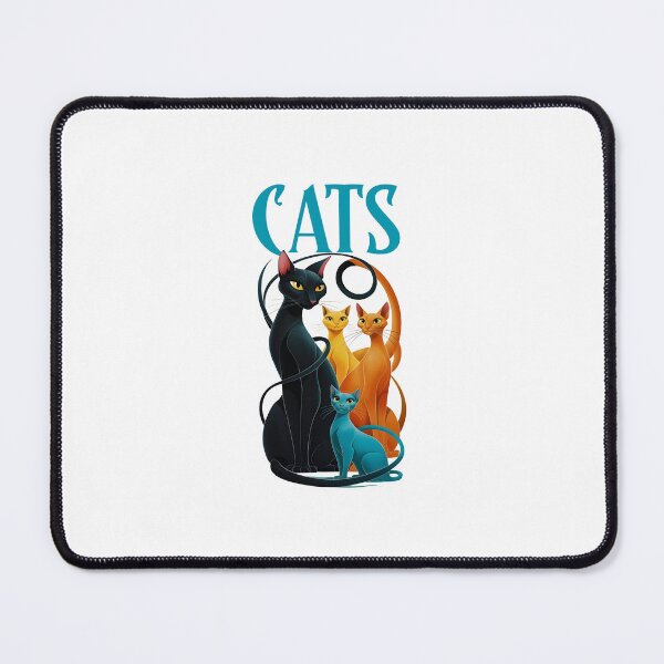 Item preview, Cats Turquoise designed and sold by AldeaPod.
