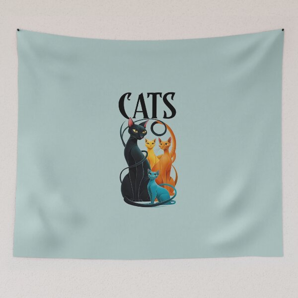 Item preview, Cats Black designed and sold by AldeaPod.