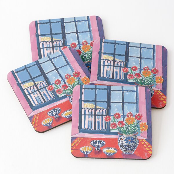 Item preview, Sunny Balcony Flower Pots designed and sold by palmyst.