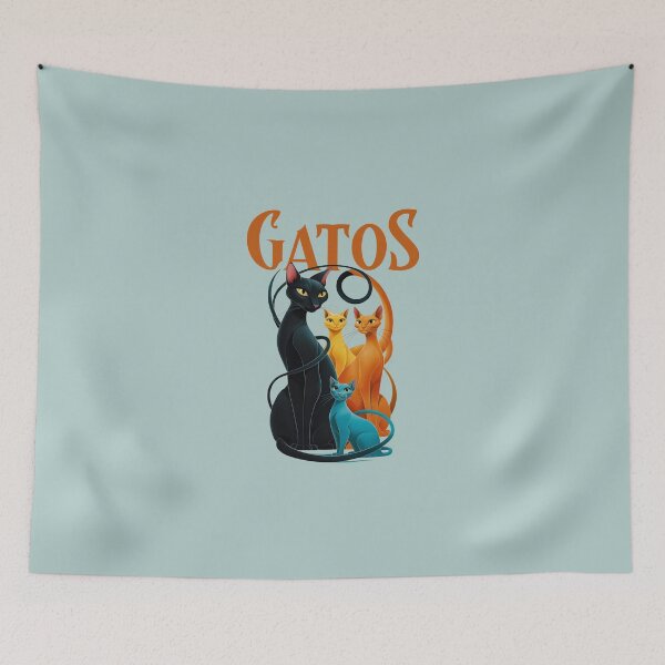 Item preview, Gatos Orange designed and sold by AldeaPod.