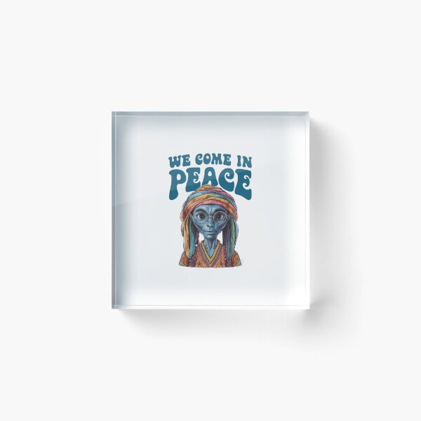 Item preview, We come in Peace designed and sold by Gentle40Winks.
