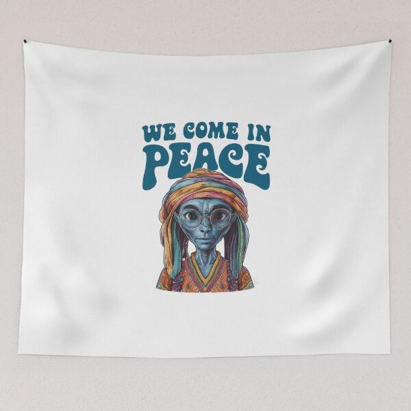 Item preview, We come in Peace designed and sold by Gentle40Winks.