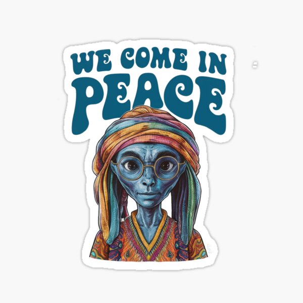 Item preview, We come in Peace designed and sold by Gentle40Winks.