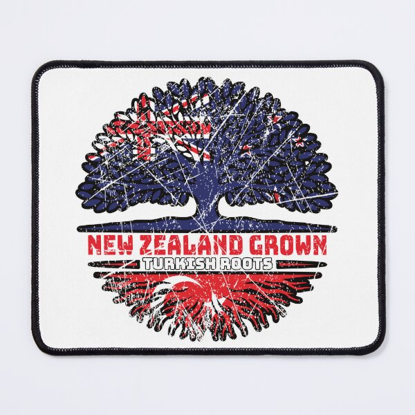 Item preview, Turkey Turkish New Zealander New Zealand Tree Roots Flag designed and sold by FlagX.