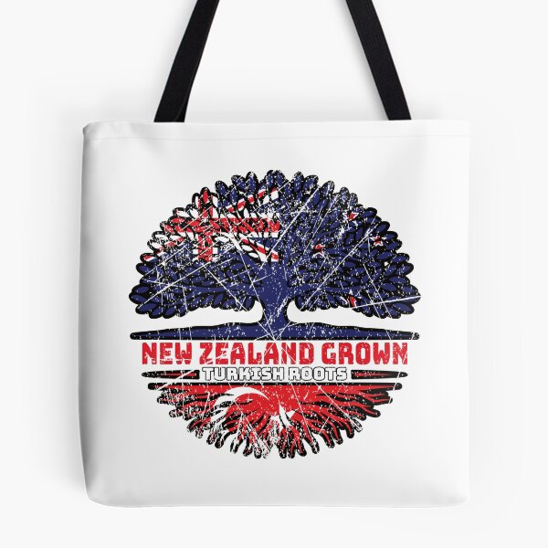 Item preview, Turkey Turkish New Zealander New Zealand Tree Roots Flag designed and sold by FlagX.