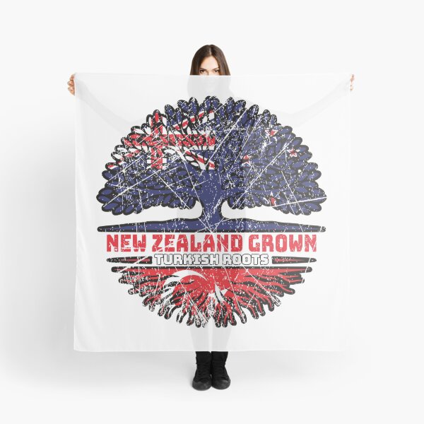 Item preview, Turkey Turkish New Zealander New Zealand Tree Roots Flag designed and sold by FlagX.