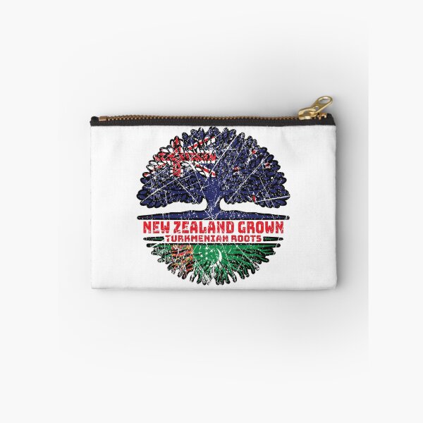 Item preview, Turkmenistan Turkmenian New Zealander New Zealand Tree Roots Flag designed and sold by FlagX.