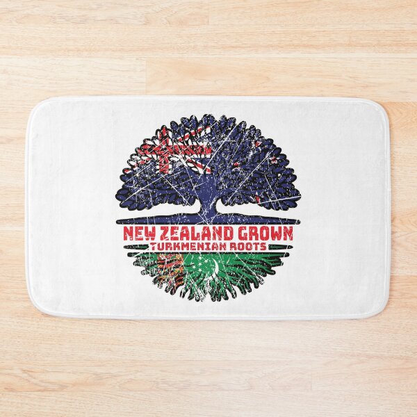 Item preview, Turkmenistan Turkmenian New Zealander New Zealand Tree Roots Flag designed and sold by FlagX.