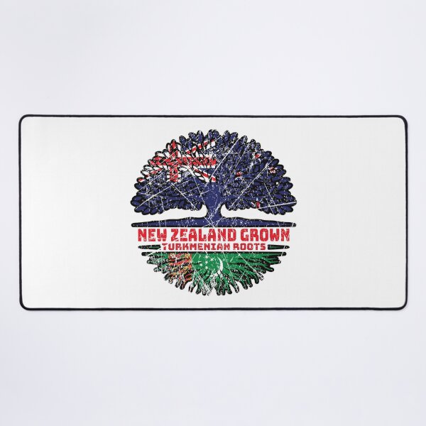 Item preview, Turkmenistan Turkmenian New Zealander New Zealand Tree Roots Flag designed and sold by FlagX.