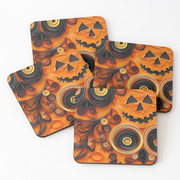 Item preview, Halloween Paper Quilling Pattern designed and sold by PrintsByFrank.