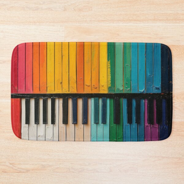 Item preview, Colorful Piano Keys Arrangement designed and sold by palmyst.