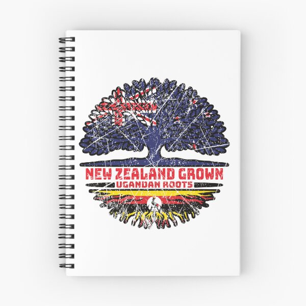 Item preview, Uganda Ugandan New Zealander New Zealand Tree Roots Flag designed and sold by FlagX.