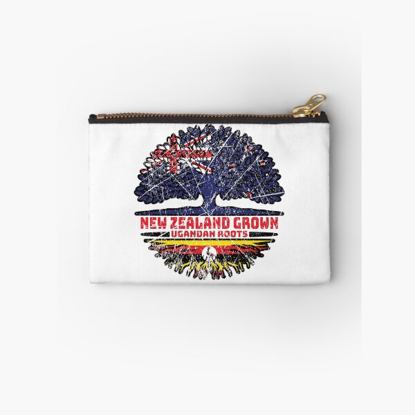 Item preview, Uganda Ugandan New Zealander New Zealand Tree Roots Flag designed and sold by FlagX.
