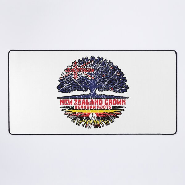 Item preview, Uganda Ugandan New Zealander New Zealand Tree Roots Flag designed and sold by FlagX.