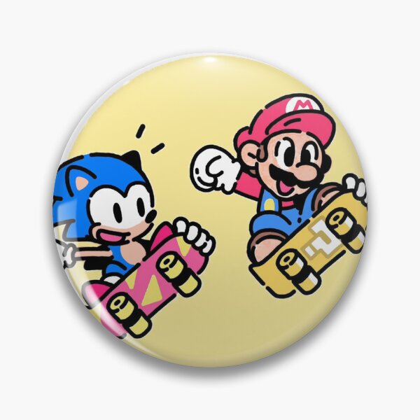 Item preview, Skate Sonic & Mario designed and sold by CustomFizz.