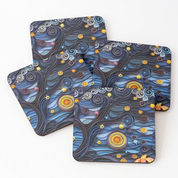 Item preview, Halloween Paper Quilling Pattern designed and sold by PrintsByFrank.