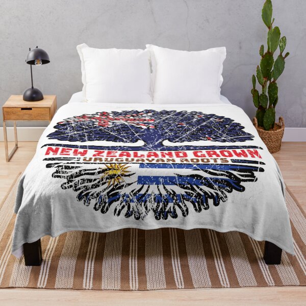 Item preview, Uruguay Uruguayan New Zealander New Zealand Tree Roots Flag designed and sold by FlagX.