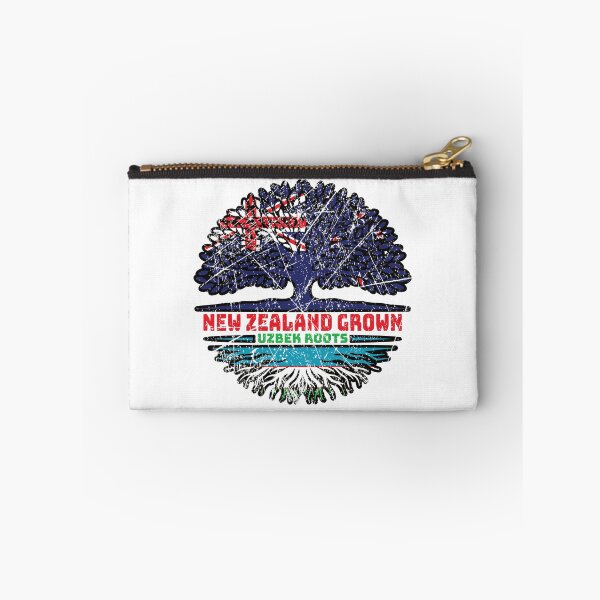 Item preview, Uzbekistan Uzbek Uzbeg Usbeg New Zealander New Zealand Tree Roots Flag designed and sold by FlagX.