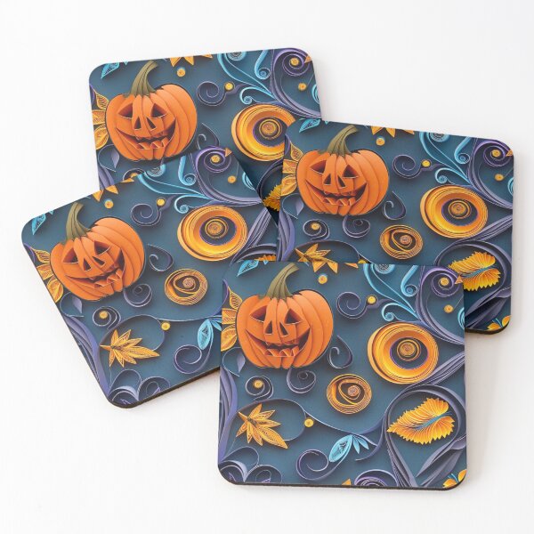 Item preview, Halloween Paper Quilling Pattern designed and sold by PrintsByFrank.