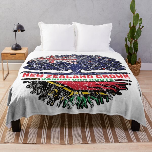 Item preview, Vanuatu Vanuatuan Vanuan New Zealander New Zealand Tree Roots Flag designed and sold by FlagX.
