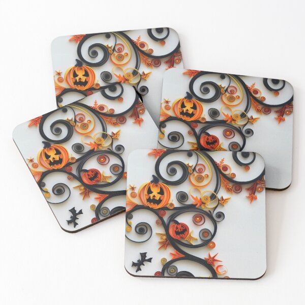 Item preview, Halloween Paper Quilling Pattern designed and sold by PrintsByFrank.