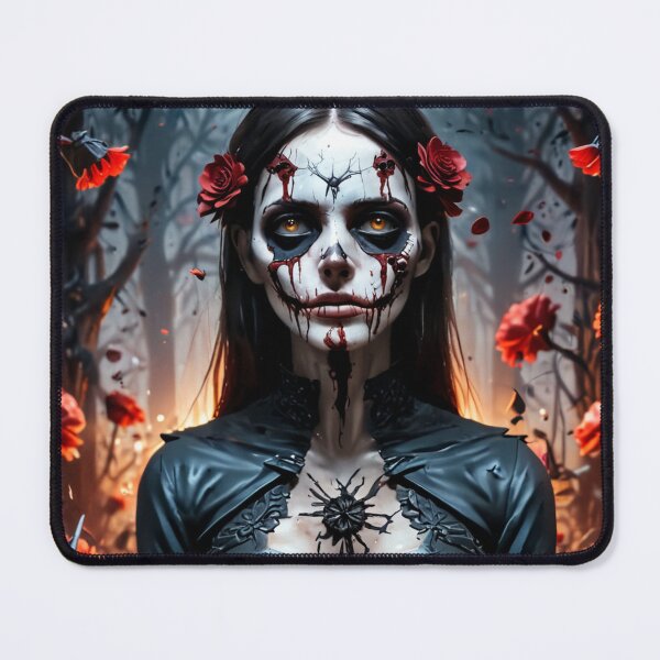 Item preview, Death and Flowers: Horror Art designed and sold by NerdscapeDC.