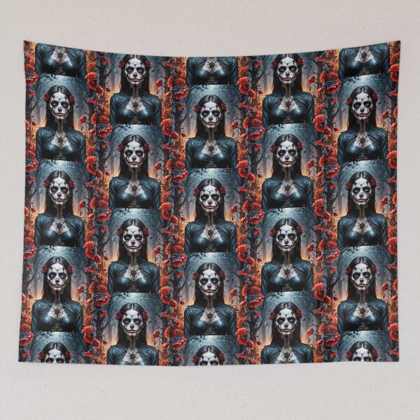 Item preview, Death and Flowers: Horror Art designed and sold by NerdscapeDC.