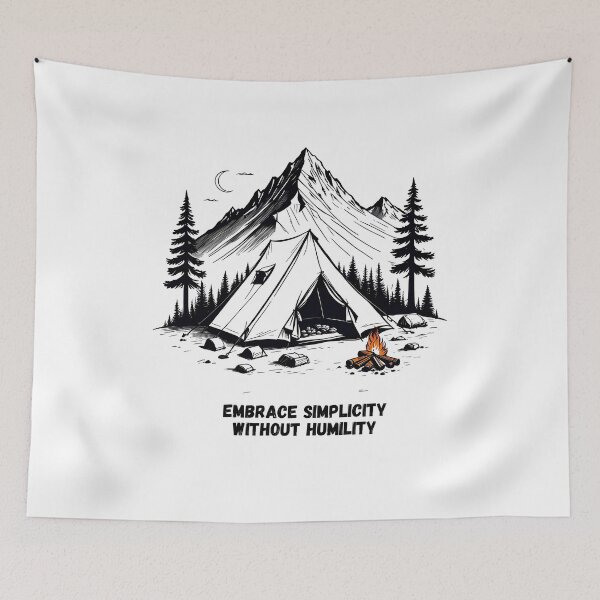 Item preview, Live Simbly in mountains designed and sold by Tininai.