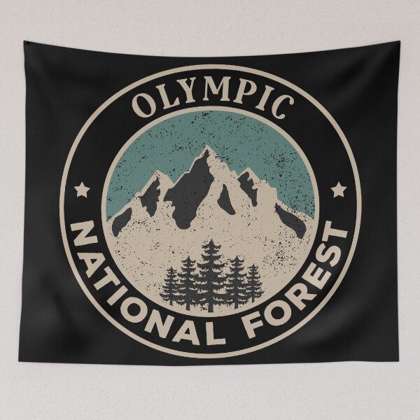 Item preview, Olympic National Forest designed and sold by graphic-map.