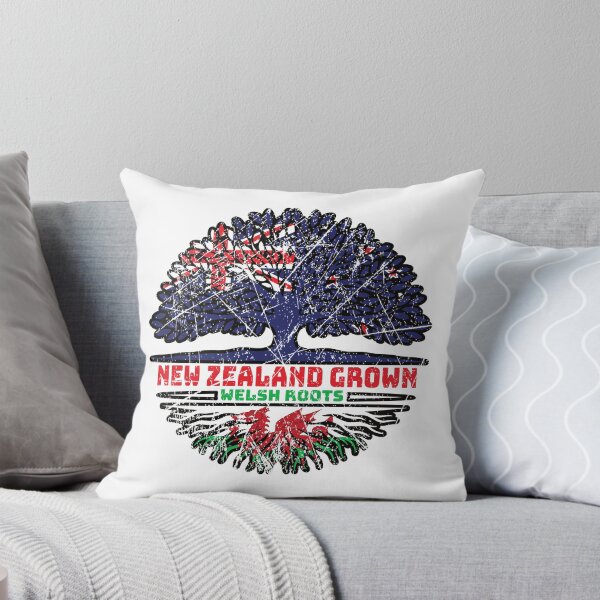 Item preview, Welsh Wales New Zealander New Zealand Tree Roots Flag designed and sold by FlagX.