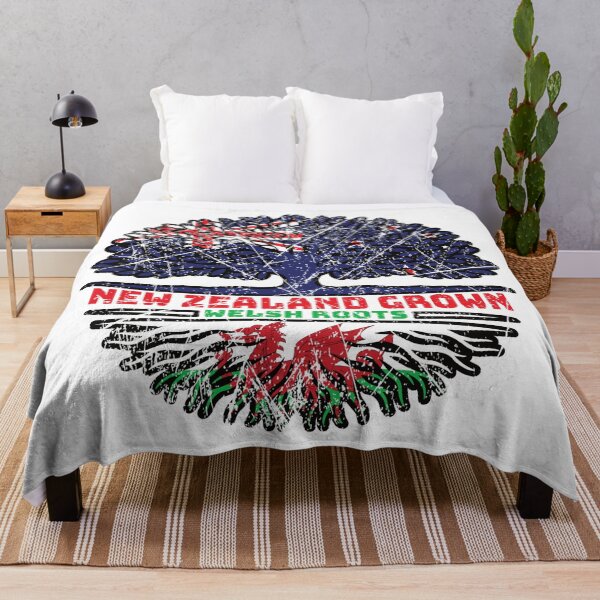 Item preview, Welsh Wales New Zealander New Zealand Tree Roots Flag designed and sold by FlagX.
