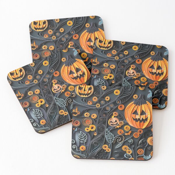 Item preview, Halloween Paper Quilling Pattern designed and sold by PrintsByFrank.
